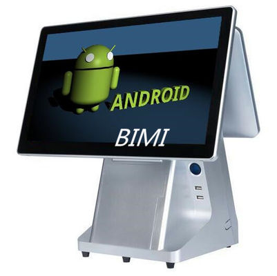 Gebruikersvriendelijke 15,6' Dual Screen POS Machine met Android OS en ingebouwde printer