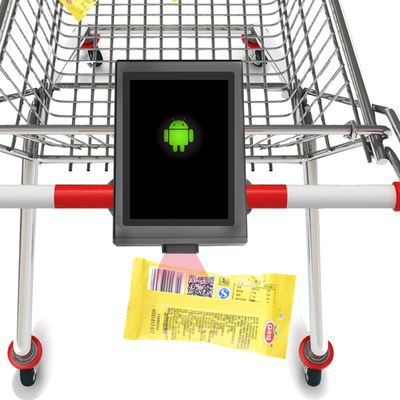 Bimi Supermarkt winkelwagentje met ingebouwde 1D / 2D scanner en 7 inch display