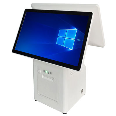 Goedkope 10,1 inch POS touchscreen met ingebouwde 58mm thermische printer en 512G SSD