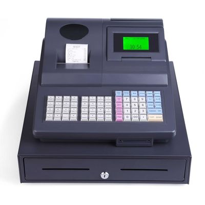 POS-terminal met 58 mm printer 128 mm * 64 mm display en 3 biljetten 5 munten kassa