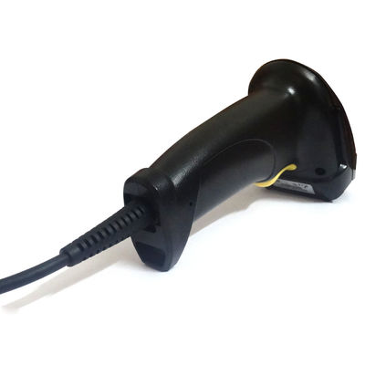 Single Line Scan Handheld 1D Laser Barcode Scanner voor detailhandel en supermarkt in zwart