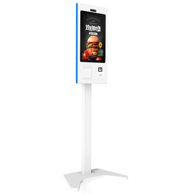 Ingebouwde printer 21,5 inch all-in-one cashless betaalkiosk voor zelfbediening bestellen