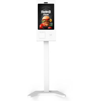 Ingebouwde Printer Self Service Payment Kiosk voor supermarktbestellingen en SDK-functie