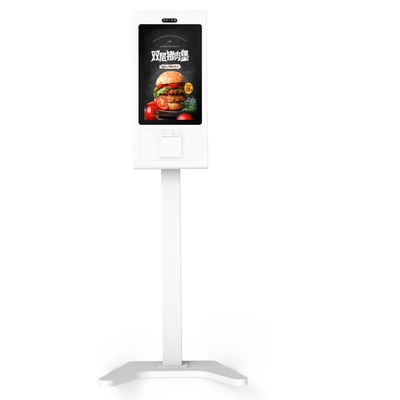 Ingebouwde Printer Self Service Payment Kiosk voor supermarktbestellingen en SDK-functie