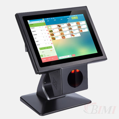 Supermarktwinkel 10.1 inch Touch Screen Checker met ingebouwde barcode scanner en 16G SSD