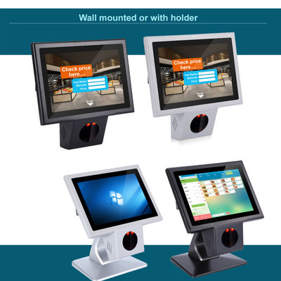 Supermarktwinkel 10.1 inch Touch Screen Checker met ingebouwde barcode scanner en 16G SSD