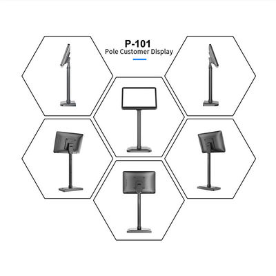 Android besturingssysteem P-101 10,1 inch IPS AD scherm kassa display paal klant display tweede display