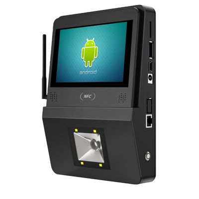 Gepersonaliseerde logo supermarkt checker 5 inch Android OS POE Touch Screen zelfcontroleerende kiosk