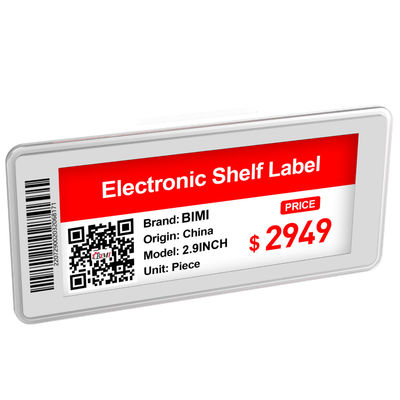 Supermarkt Elektronische plank Tag Drie kleuren Eink E-papier Display Gratis SDK inbegrepen