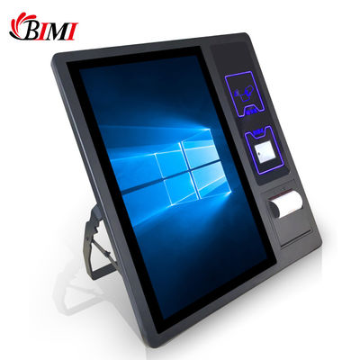 Bimi 21,5 inch zelfbetalende kiosk met thermische printer en 2D-scanner