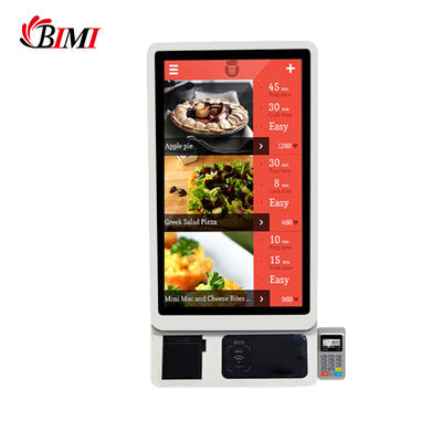 Wanden- of vloerbestemmingsmachine kiosk voor restaurant zelfbestelling