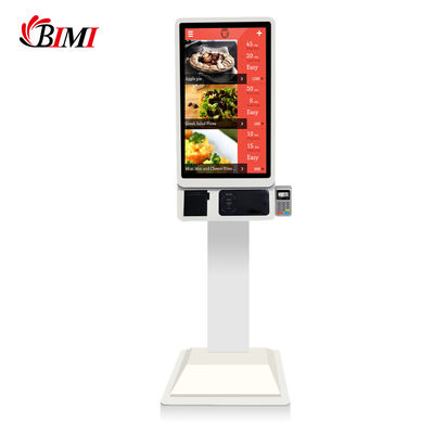 Wanden- of vloerbestemmingsmachine kiosk voor restaurant zelfbestelling