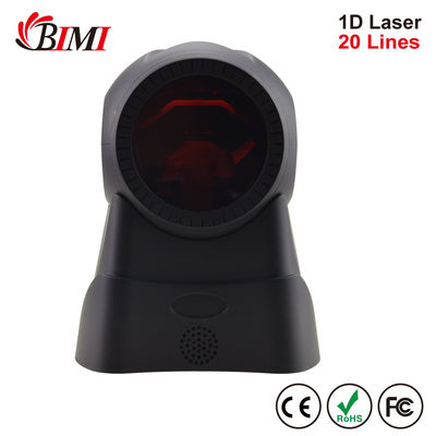 Draagbare 1D Bedraad Desktop Barcode Scanner met 20 lijn Laser Barcode Reader