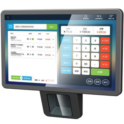 Supermarktgoederen Barcode scanner en lezer Bimi 10.1 inch Android 7.1 POS Touch Screen