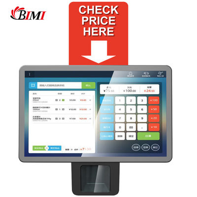 Supermarktgoederen Barcode scanner en lezer Bimi 10.1 inch Android 7.1 POS Touch Screen