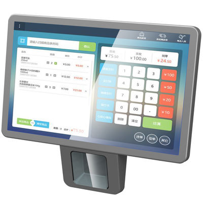 Supermarktgoederen Barcode scanner en lezer Bimi 10.1 inch Android 7.1 POS Touch Screen