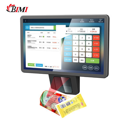 Supermarktgoederen Barcode scanner en lezer Bimi 10.1 inch Android 7.1 POS Touch Screen