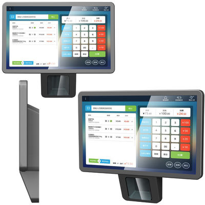 Capacitive Touch Android POS met ingebouwde laser scanner voor supermarkt kassa
