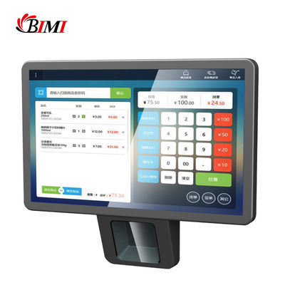Capacitive Touch Android POS met ingebouwde laser scanner voor supermarkt kassa