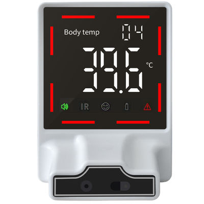 Wandmontage thermometer voor het menselijk lichaam met temperatuurseenheid °C/°F en meettijd ≤ 2 s