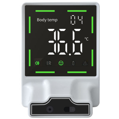 Wandmontage thermometer voor het menselijk lichaam met temperatuurseenheid °C/°F en meettijd ≤ 2 s