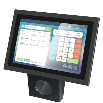 10.1 inch Touch Screen POS Android/Windows Design Checker voor Supermarktwinkel Grijz