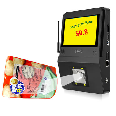 Supermarkt zelfbediening Checker met 5 inch display en 10 punten capacitieve touchscreen