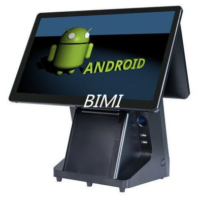 Gebruikersvriendelijke 15,6' Dual Screen POS Machine met Android OS en ingebouwde printer