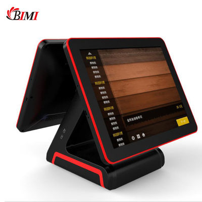 B2B-transacties met een 15 inch POS-systeem met dubbel aanraakscherm en display