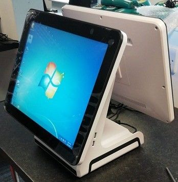B2B-transacties met een 15 inch POS-systeem met dubbel aanraakscherm en display