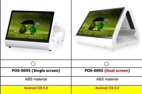 Windows/Android 12 inch POS-systemen met LED8 display en 32GB-256GB SSD capaciteit